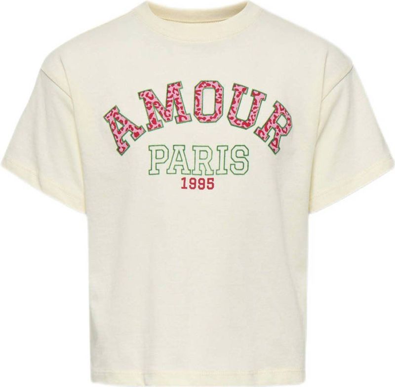 KIDS ONLY MINI - T-shirt - Zacht Katoen - Ronde Hals - Korte Mouwen