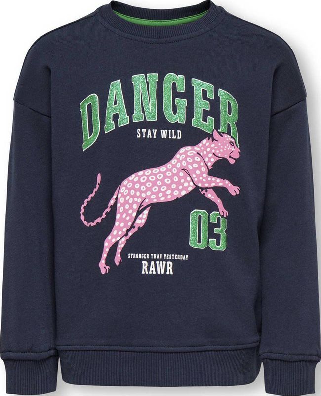 ONLY - KIDS ONLY MINI - Sweater - 100% Katoen - Comfortabele Losse Pasvorm