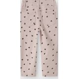 NAME IT - NMFROSE STRAIGHT AOP TWILL PANT 7218-YF - Meisjes - Broeken