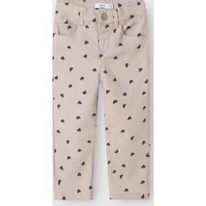 NAME IT - NMFROSE STRAIGHT AOP TWILL PANT 7218-YF - Meisjes - Broeken