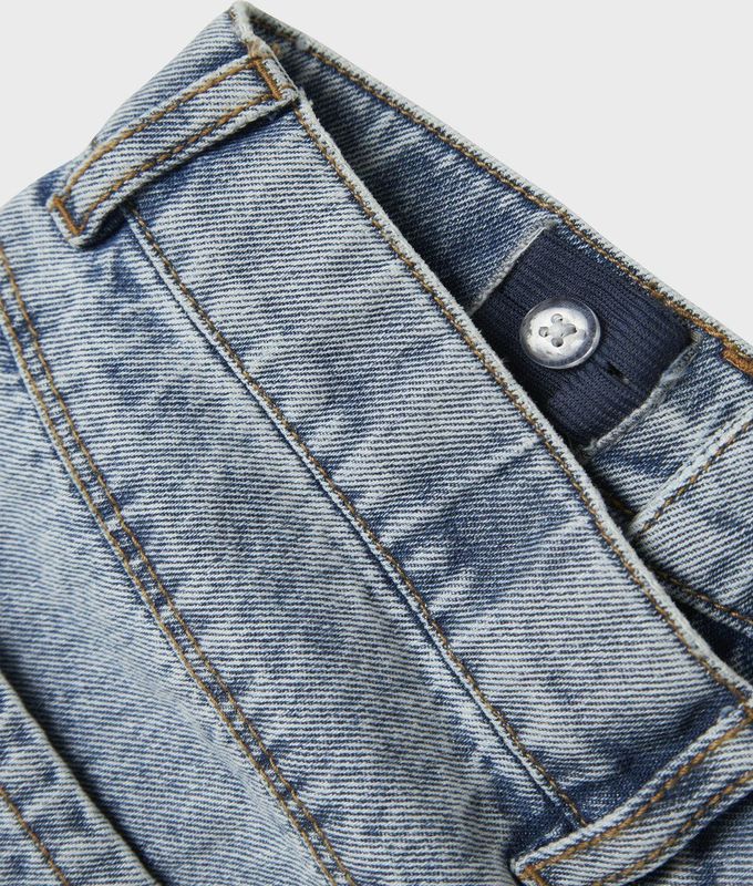 NAME IT - NKFBELLA - Skater Jeans - Subtiele Versleten Look - Meisjes