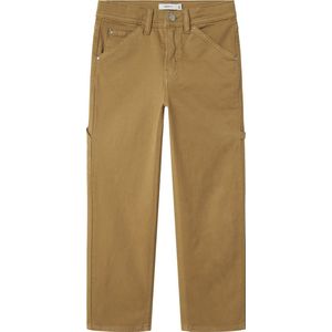 Straight Leg Broek - Twill - Regular Fit - Met Verstelbare Taille