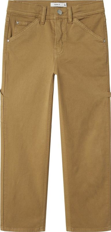 Straight Leg Broek - Twill - Regular Fit - Met Verstelbare Taille