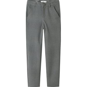 Name It - Nkmsilas Comfort - Pantalon - Mélange de gris moyen - Extra Slim
