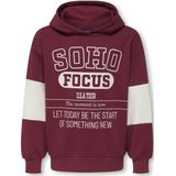 Only & Sons - OSJCATER - Sweatshirt - Rood/Wit - Lange Mouw