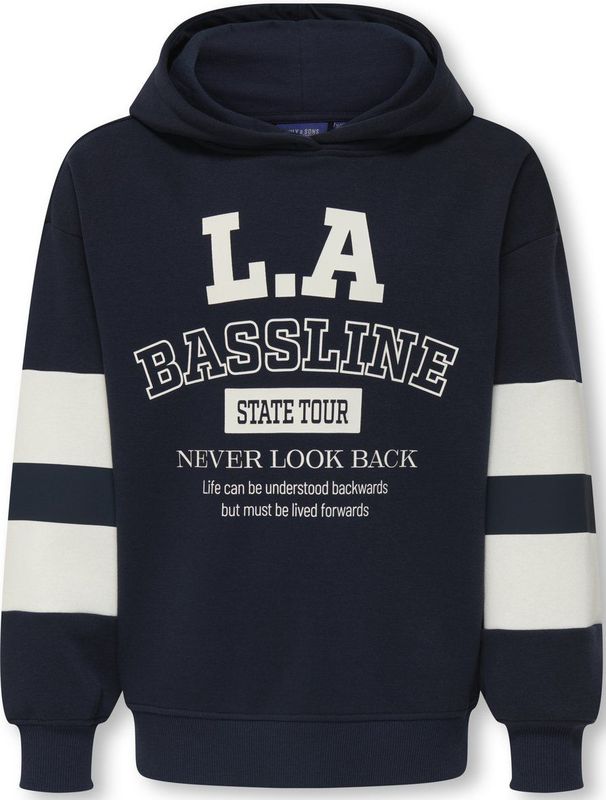 Only & Sons - OSJCATER - Sweatshirt - Nachtblauw - Met Capuchon