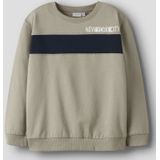 Sweatshirt - Regular Fit - Geborstelde Sweatstof - Lange Mouwen