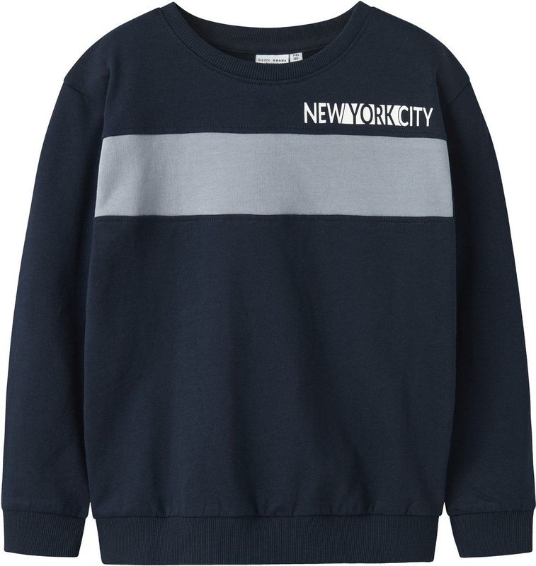 Sweatshirt - Regular Fit - Geborstelde Sweatstof - Lange Mouwen