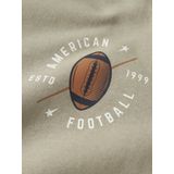 NAME IT - NKMVILDAR - Sweatshirt - Donkerblauw - Greige - Donkeroranje - Wit