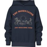 NAME IT - NKMVILDAR - Sweatshirt - Donkerblauw - Oranje