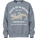 NAME IT KIDS - Sweater - Grijsblauw - Oversized Pasvorm