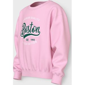 NAME IT - NKFVILOUI LS RLX - Sweatshirt - Bruin - Meisjes