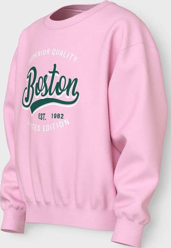 NAME IT - NKFVILOUI LS RLX - Sweatshirt - Bruin - Meisjes