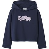 NAME IT - NKFVIALA - Sweatshirt - Navy - Capuchon