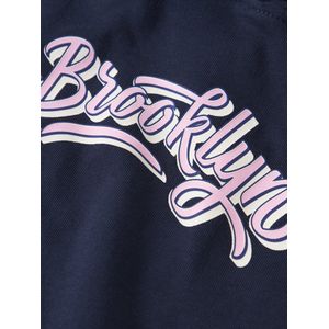 NAME IT - NKFVIALA - Sweatshirt - Navy - Capuchon