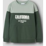 Sweatshirt - Regular Fit - Geborstelde Sweatstof - Lange Mouwen