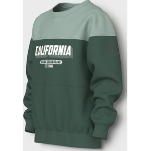 Sweatshirt - Regular Fit - Geborstelde Sweatstof - Lange Mouwen