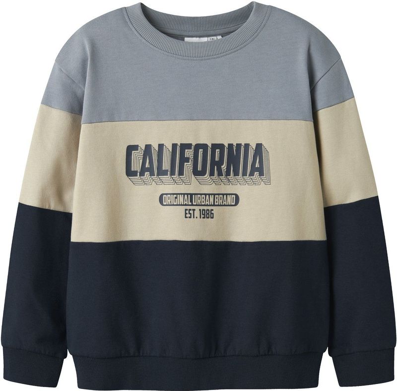 Sweatshirt - Regular Fit - Geborstelde Sweatstof - Lange Mouwen