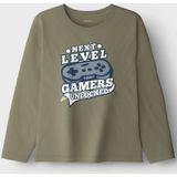 NAME IT KIDS - Longsleeve - Groen - 100% Katoen