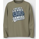 NAME IT KIDS - Longsleeve - Groen - 100% Katoen