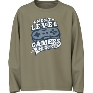 NAME IT KIDS - Longsleeve - Groen - 100% Katoen