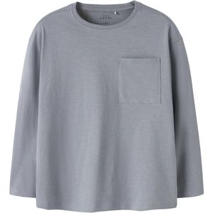 NAME IT - Longsleeve - Katoen - Relaxte Pasvorm - Met Borstzak