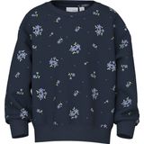 NAME IT - NMFVILOUI - Sweatshirt - Navy - Bloemenprint