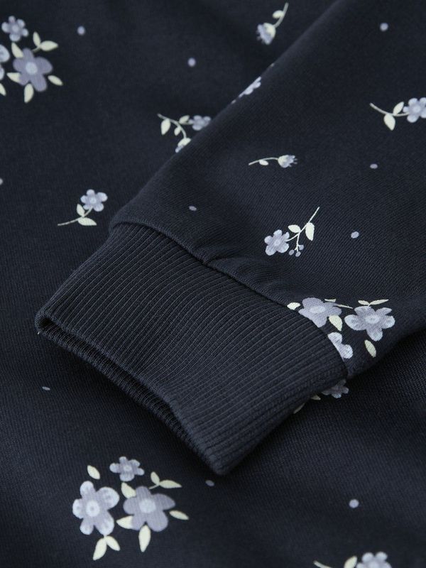 NAME IT - NMFVILOUI - Sweatshirt - Navy - Bloemenprint