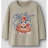 NAME IT MINI - Longsleeve - Zand - 100% Katoen