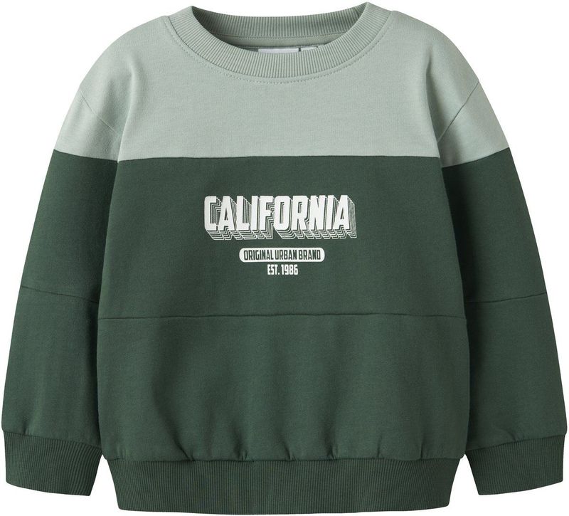 Sweatshirt - Regular Fit - Geborstelde Sweatstof - Lange Mouwen