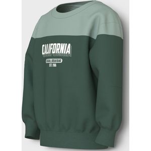 Sweatshirt - Regular Fit - Geborstelde Sweatstof - Lange Mouwen