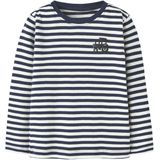 Jongenskleding - Middenblauw - Top met Lange Mouwen