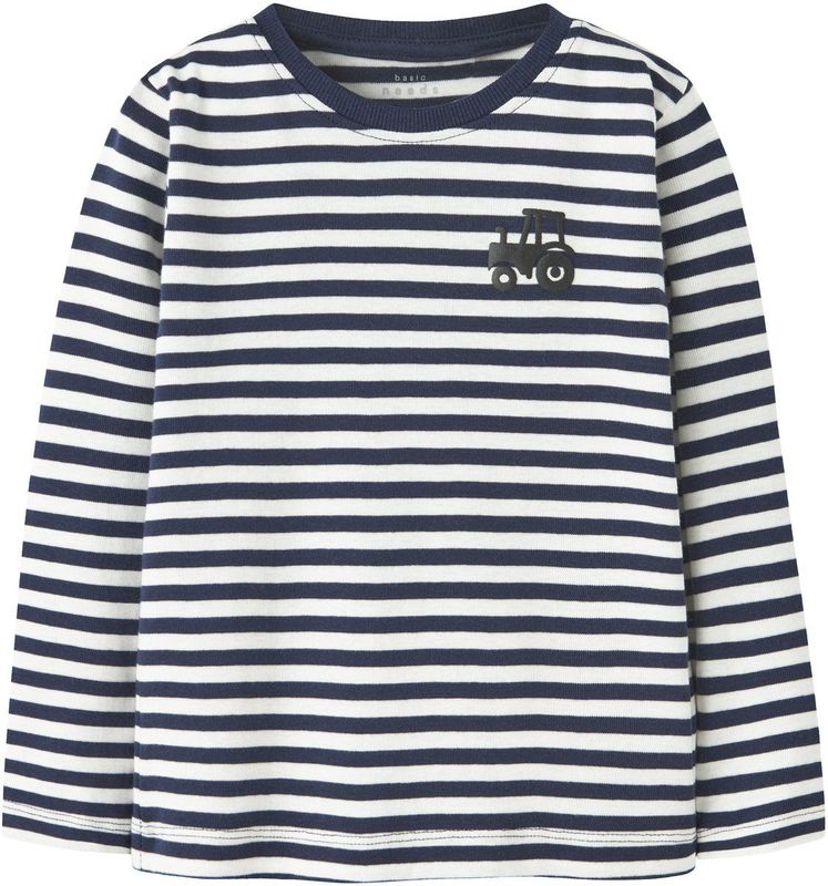 Jongenskleding - Middenblauw - Top met Lange Mouwen