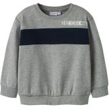 NAME IT MINI - Sweater - Grijs Melange