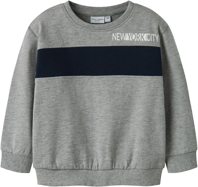 NAME IT MINI - Sweater - Grijs Melange