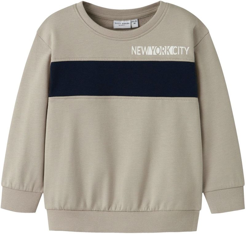 NAME IT - NMMVANCE LS NREG SWEAT BRU - Sweatshirt - Jongens - Lange Mouwen