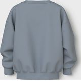 NAME IT - NMMVILDAR - Sweatshirt - Crème - Navy - Duifblauw - Donkerblauw