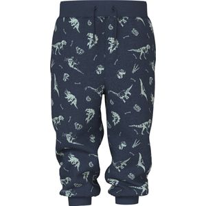 NAME IT - NMMVIMO NREG AOP SWE PANT BRU - Sweatstof Broek - Jongens