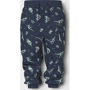 NAME IT - NMMVIMO NREG AOP SWE PANT BRU - Sweatstof Broek - Jongens
