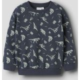 Sweatshirt - Regular Fit - Geborstelde Sweatstof - Lange Mouwen - Ronde Hals