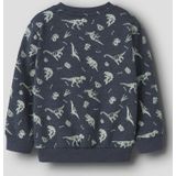 Sweatshirt - Regular Fit - Geborstelde Sweatstof - Lange Mouwen - Ronde Hals