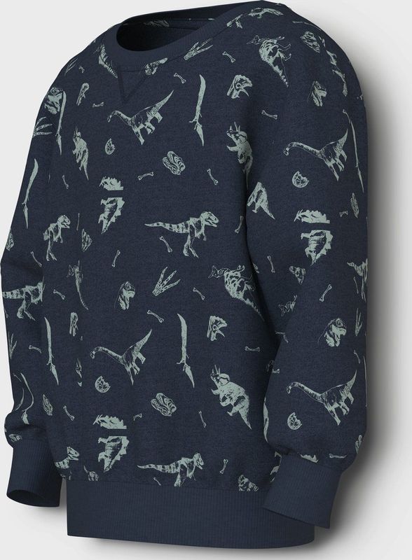 Sweatshirt - Regular Fit - Geborstelde Sweatstof - Lange Mouwen - Ronde Hals