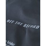 NAME IT - NKMBRONX LS RLX SWE BRU WH BF - Jongens - Sweatshirt - Geborduurd Detail - Lange Mouwen