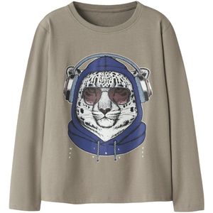 T-shirt - Regular Fit - Lange Mouwen - Jersey