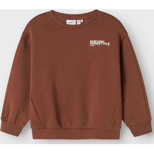 NAME IT - NMMOKIAN LS RLX SWE BRU BF - Sweatshirt - Bruin - Jongens