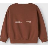 NAME IT - NMMOKIAN LS RLX SWE BRU BF - Sweatshirt - Bruin - Jongens