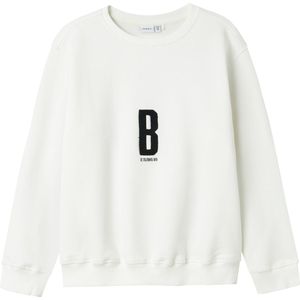 NAME IT - NKMONSLO - Sweatshirt - Zwart / Wit