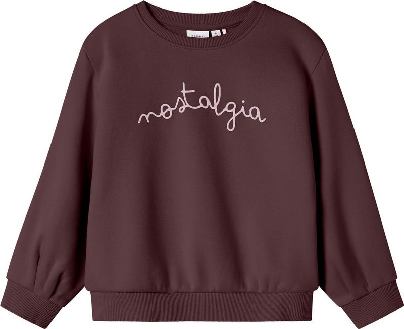 Sweatshirt - Regular Fit - Geborstelde Sweatstof - Lange Mouwen