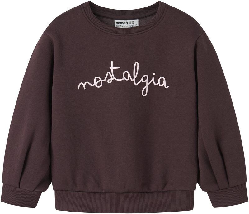 Sweatshirt - Regular Fit - Geborstelde Sweatstof - Lange Mouwen