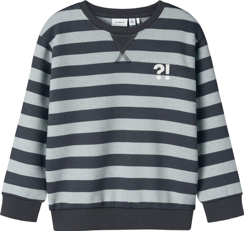 Sweatshirt - Regular Fit - Geborstelde Sweatstof - Lange Mouwen